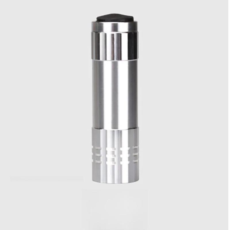 Nail Dryer Mini 9 LED Lights Flashlight UV Lamp Portable Nail Gel Mask Fast Drying Manicure Tool Support