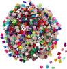 1200 Pcs Acrylic Flatback Rhinestones12 Different Shape Gems for DIY Craft Jewels Gemstone Wedding Birthday Decoration