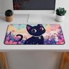 Cute Black Cat Desk Mat Nonslip and Waterproof Gaming Mouse Padminimalist Office Decoration Matthe Perfect Gift for Friends