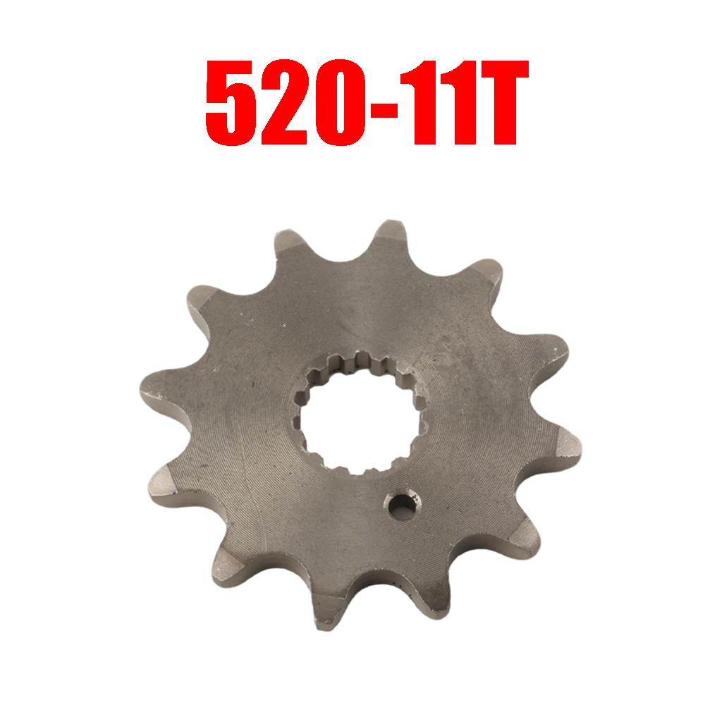 For Kayo kt250 KT 250 Mtr 250cc 2t Loncin MT250 Motorcycle Accessories 520 Chain Front Sprocket 11T 12T 13T Tooth Pinion Gear