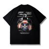 Captain America Shield Men's Autumn Break Short Sleeve T-shirt men's and women's loose plus size top clothing