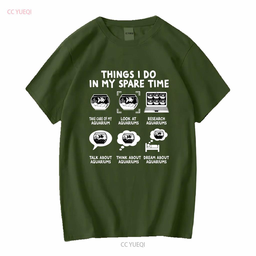 Aquascaping Things I Do In My Spare Time Aquarium Aquascaper T Shirt Aquarist Funny Fishkeeping Fish Lover GifT vintage Washed