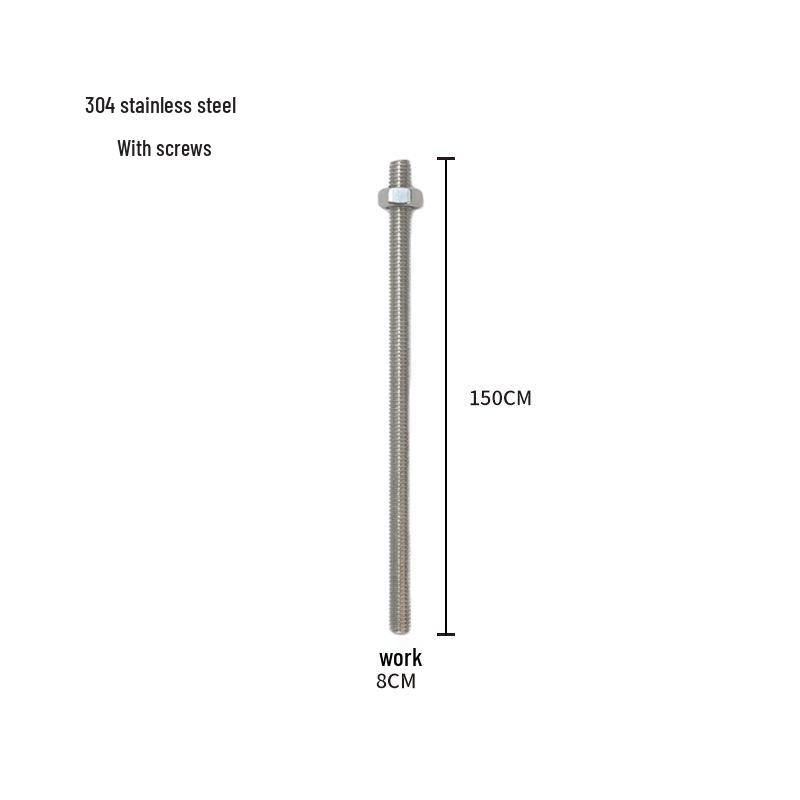 304 Stainless Steel M8/M10 Threaded Rod Bolt Stud