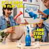 Creative Model Figures Chicken Vs Hotdog Desktop Flip Game Computer Case Decoration Ornament Home Interactive Toy Action Figures