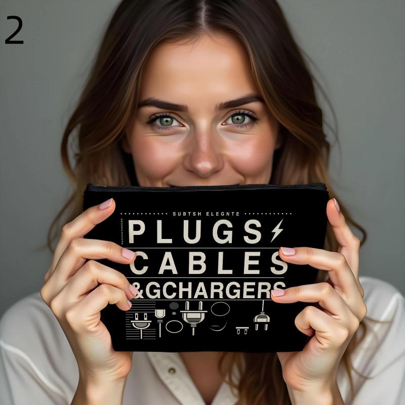 

Льняная сумка на молнии Сумка для помады Дорожная косметичка Подарок женщине Школьному учителю Косметичка Кошелек Портативный органайзер 2