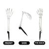 Halloween Ground Decoration, Simulated Hand Bones, Ground Skeleton Festival Courtyard Decoration Hand Bones Costume Props