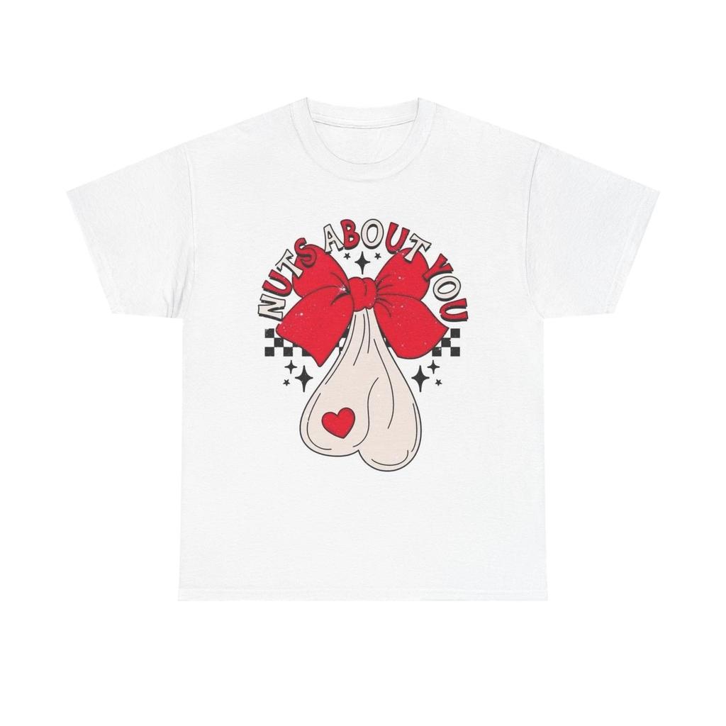 Men's and Women's T-shirts Nuts About You Funny Graphic