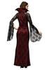 Vampiress Adult Costume Vampiress Adult Costume for Halloween Small Size (6-8)