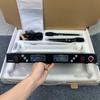 KTV U-band Infrared Wireless Dual Microphone Lavalier Headset for Conferences and Stage Performances