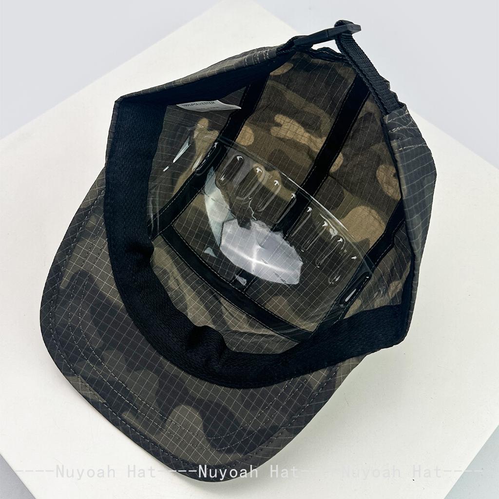 New Unisex Personal CAMO Solid Baseball Hats Sunshade Quick Drying Breathable Short Eave Peaked Caps Versatile Ins Fashion Retro