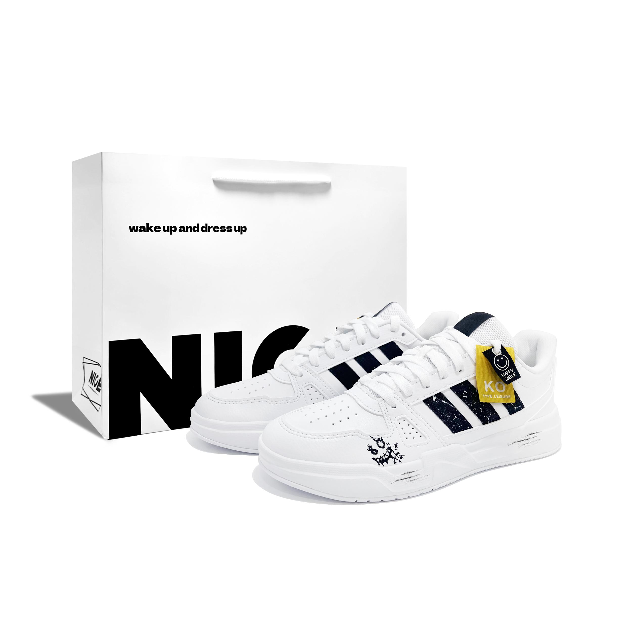 

Adidas LITE BALLER Ink Dot R PU Low top Skateboard Shoes Unisex White JS4358(Team2087-r-BOX) 39⅓