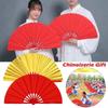 8 Inch Kung Fu Fan Classical Yoga Fan Photo Prop Plastic Bone Fan  Wedding Party Decor