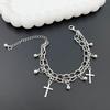 Alloy Bracelet Gothic Cross Alloy Bracelet Retro High Quality Bracelet Versatile Design Sense