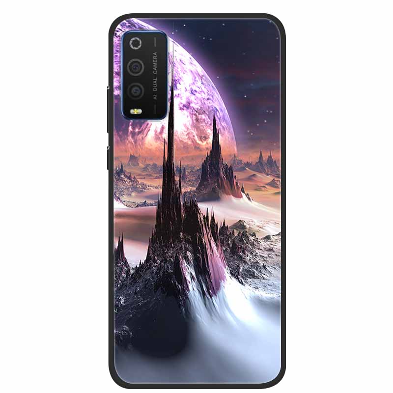 For TCL 205 Cases Fashion Silicone Soft TPU Protective Covers for TCL205 Phone Cases Floral Fundas for TCL 205 4187D 2021 Coque