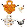 Adjustable Strap Anti-Pecking Chicken Saddle Waterproof Poultry Protective Clothing