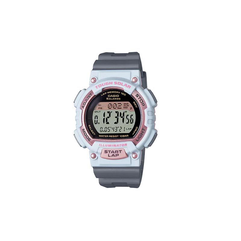 

Casio YOUTH series-disk digital display, fashionable solar power shockproof, antimagnetic and waterproof sports electronic watch, STL-S300H-4AJH сірий колір