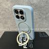 For Xiaomi 17 Case Magnetic 360° Ring For MagSafe Liquid Silicone Rubber Phone Cover Built In Velvet Protection Shell Shockproof