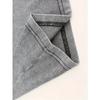 European Size Men's Vintage Washed Cotton, Oversized Loose Fit, Unique Sun and Moon Pattern Print, Casual Fashion Suitable for Casual Wear