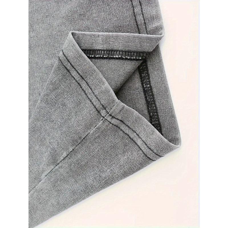 European Size Men's Vintage Washed Cotton, Oversized Loose Fit, Unique Sun and Moon Pattern Print, Casual Fashion Suitable for Casual Wear