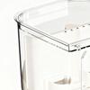 Bird Cage Feeder Clear Bird Food Dispenser Cage Food Dispenser For Conure Parrot Parakeet Cockatoo Canary Finch Cockatiel