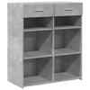 VidaXL Buffet Concrete Grey 80x42.5x93 Cm Engineered Wood, Cabinet, Sideboard, Storage Cabinet, Cupboard, 3281479