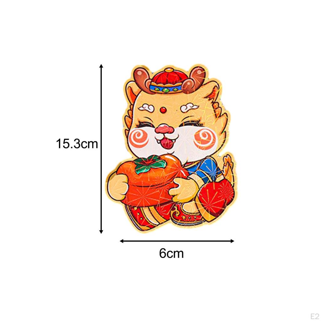 6 X Red Year Envelopes Packets Best Wishes Greeting Card Gifts Hong Bao for