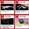 DUEL Ebi Q Size Deep Green for Squid Bigfin Reef and Eging YO-ZURI 3.5 6 Fishing, Squid,