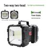 High-Power Rechargeable LED Searchlight Flashlight