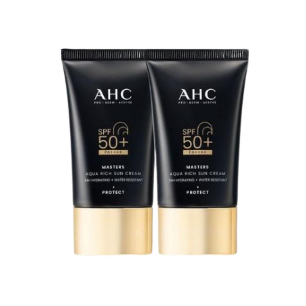

AHC Masters Aqua Rich Солнцезащитный крем SPF50+ PA++++ 50мл x2