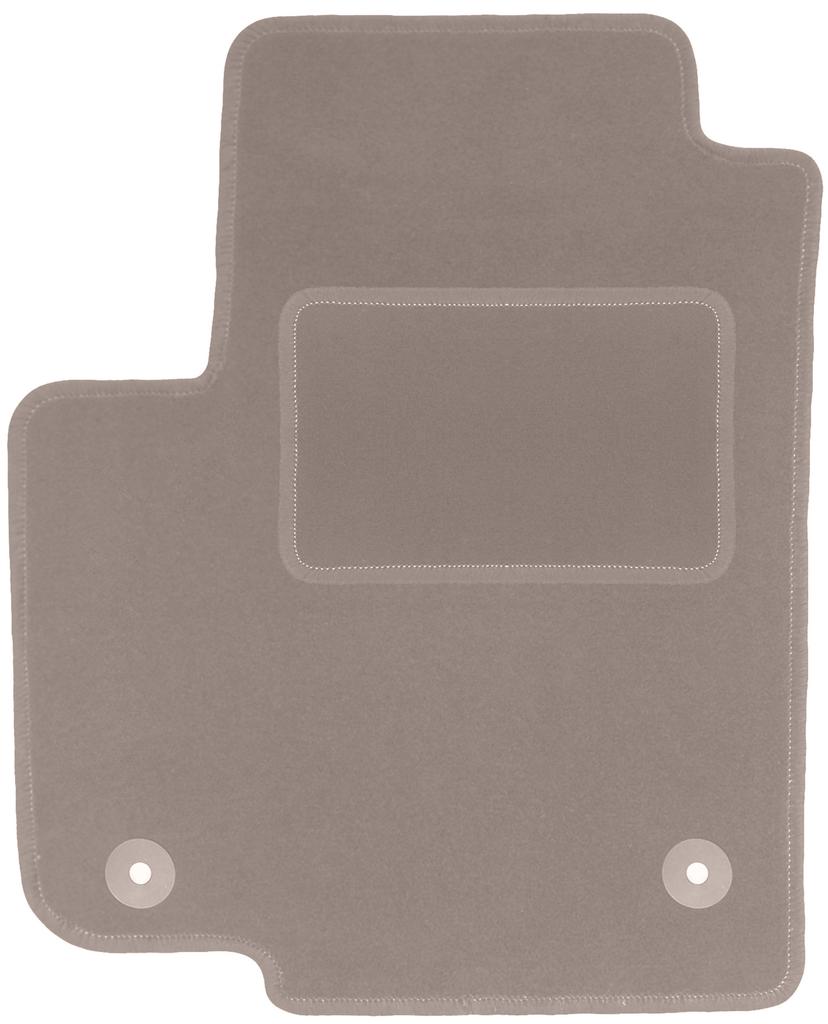 Tapis de sol beige pour conducteur: Fiat Sedici hatchback (2006-2014)