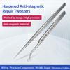 G-15 Extra Hard Anti-Magnetic Curved Tweezers G-11 Straight Curved Sharp Point Precision Stainless for Mobile Phone Repairing