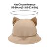 Sunscreen Bucket Hat Cat's Ears Fisherman Hats New Basin Hats  Gift