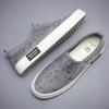 Fashion New Men's Canvas Shoes New Fashion Casual Shoes Slip On Low Top Designer Loafers Shoes Summer Flat Breathable Sneakers SS23829