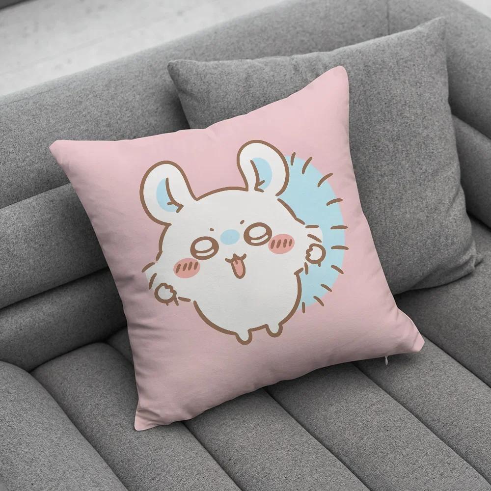 

C-ChiikawaES-S Momonga Pillow Case Soft Cushion Cases for Farmhouse Sofa Decor Home Decorations and Protectorz,(1) 66x66cm