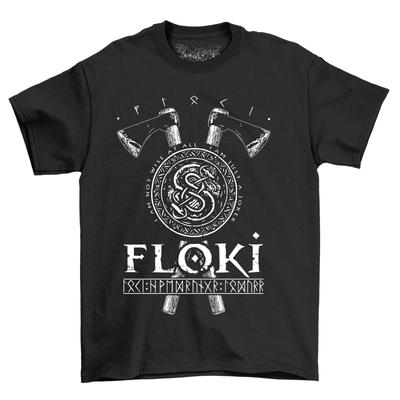 Floki Loki Axcellent Adventure'' - Funny Viking T-Shirt Mens Womens Tees Top with Axes, Unisex Design