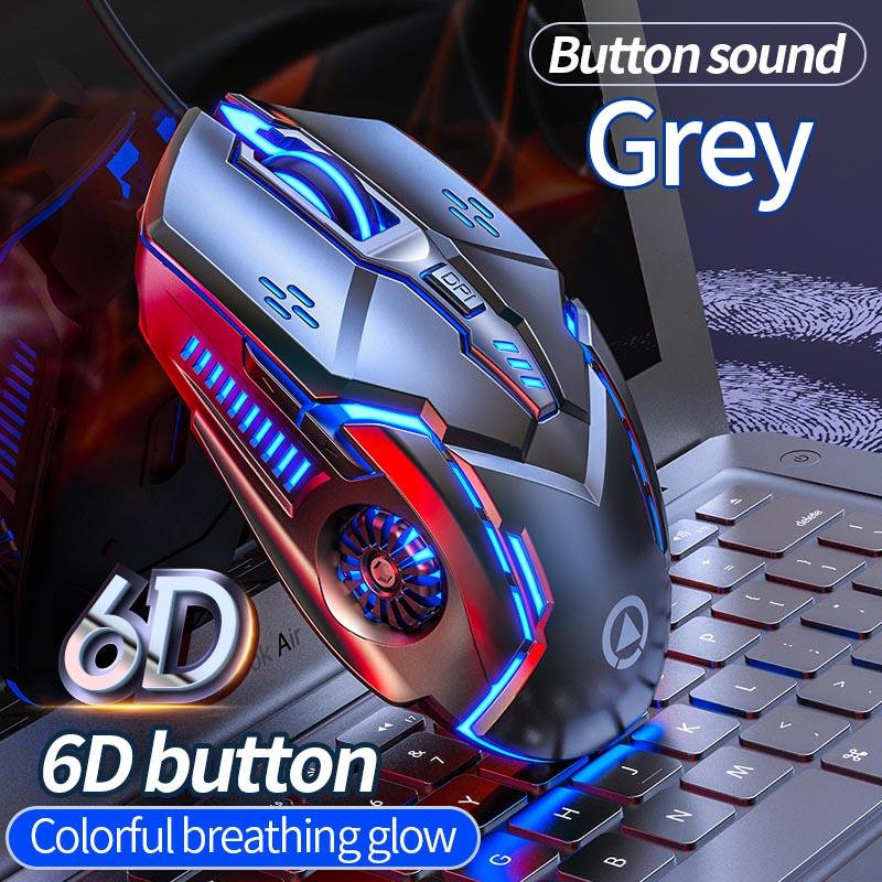 New Wired Mouse Backlight High Sensitivity 6 Button Macro Programming Gaming Mechanical Mouse for Gaming PC Tablet ZH