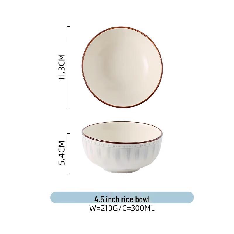 ZISIZ Japanese Ceramic Dinnerware Set