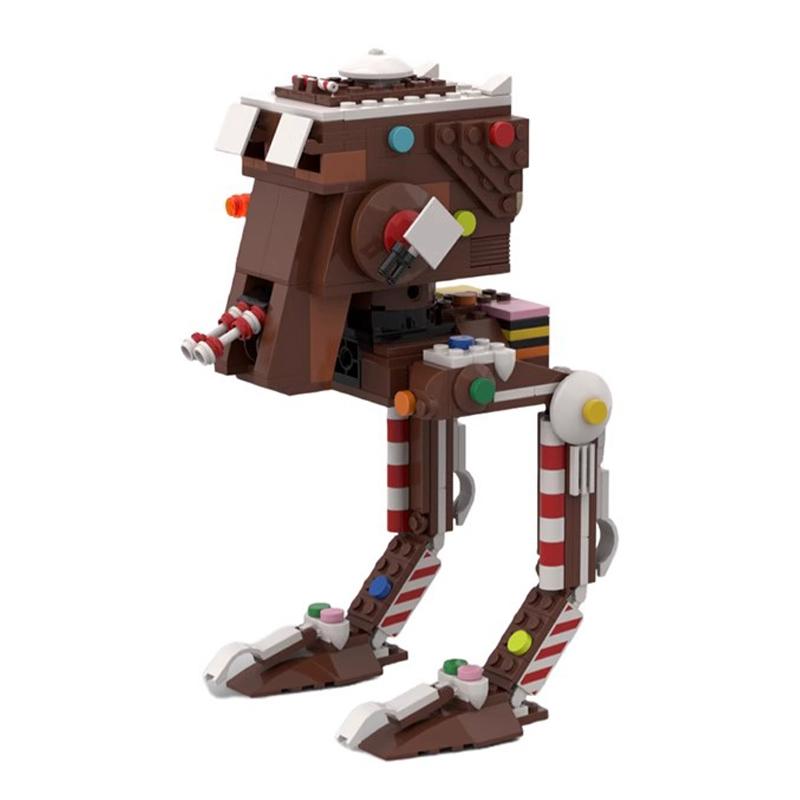 Bricklink Star Movie Weihnachten Lebkuchen Serie Raumschiff 40806 Walker Snowspeeder Bausteine Kinderspielzeug Weihnachtsgeschenk