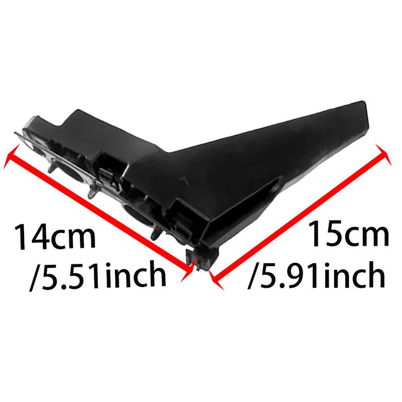 For Volkswagen Jetta 1 Pair Front L & R Bumper Cover Bar Support Bracket Holder Guide 17G807183 17G807184