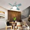 With Lights E27 Socket Ceiling Fan with Remote Control Ceiling Lamp  for Bedroom Living Room