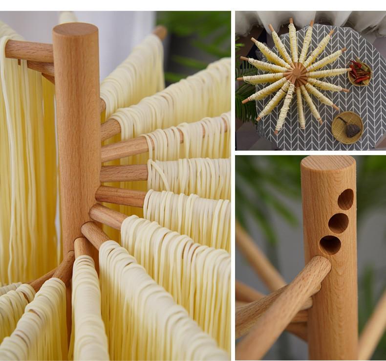Wooden Noodle Drying Rack for Home & Restaurant