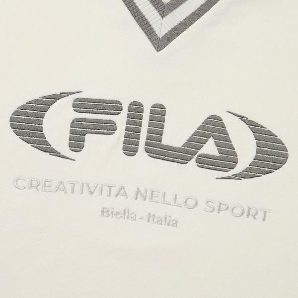 Fila V Neck Logo Sweatshirt