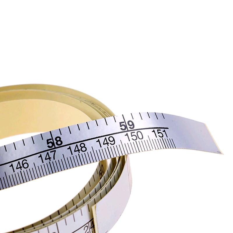 1Roll Measurement Tools Double Scale Sewing Machines Sticker Soft Sewing Table Measuring Flexible Ruler Self Adhesive DIY 150CM
