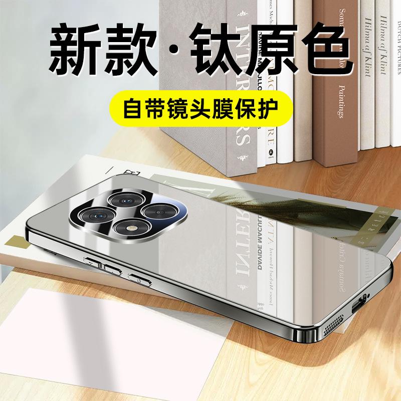Applicable to Redmi note11pro mobile phone case note11 with its own lens film 11pro + ice crystal anti-drop protective case