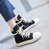 Fashion High-top Shoes, Thick-soled Women's Shoes, Canvas Boots, Lace-up Casual Boots, Women's Sports Shoes, Men's Sports Shoes