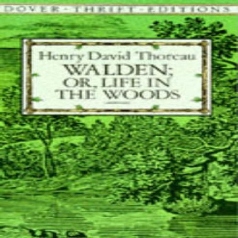 Walden Or Life In the Woods by Henry David Thoreau Paperback Book 9780486284958