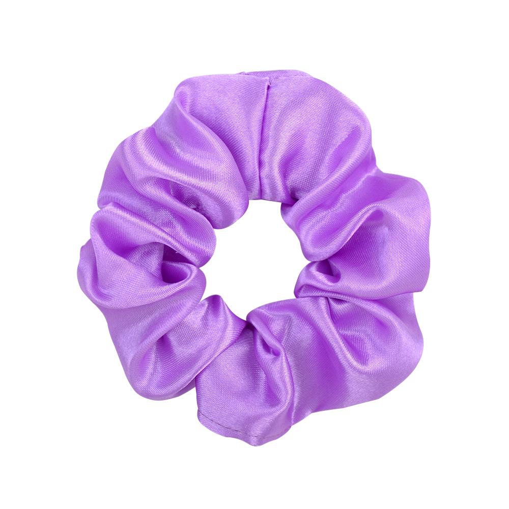 3.9 Inch Women Silk Scrunchie Elastic Handmade Multicolor  Hair Band Ponytail Holder Headband Hair Accessories
