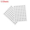 12 Sheets Embroidery Tool Diamond Paint Storage Classification Sticky Distinguish Number Stickers Tags Package Label