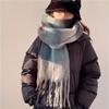 Christmas Long Plaids Blanket 245cm Oversized Winter Fall Warm Scarf Tartan Scarves Wrap Shawl Classical Tassels