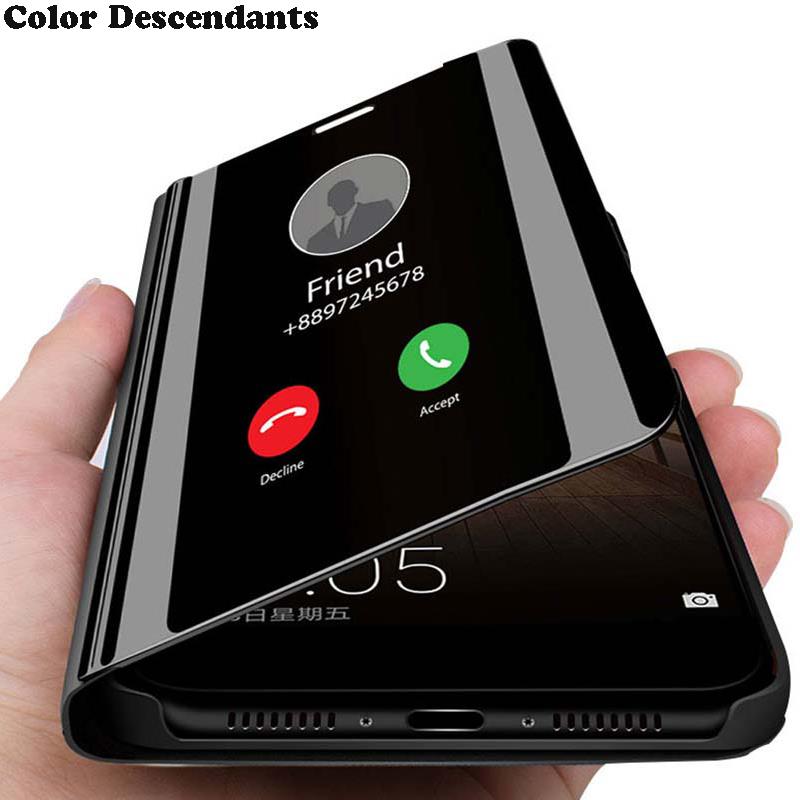 Luxus Smart Mirror View Flip Case für Samsung Galaxy Note 20 Ultra original Magnetische Fundas Note20 SM N986 N986F Lederhülle